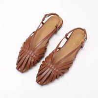 The Lattice Muse Slingback Sandals