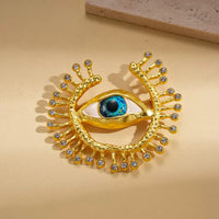 The Exaggerated Eye Brooch