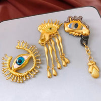 The Exaggerated Eye Brooch