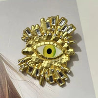 The Exaggerated Eye Brooch