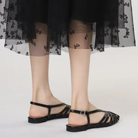 The Lattice Muse Slingback Sandals