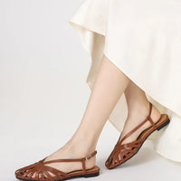 The Lattice Muse Slingback Sandals