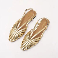 The Lattice Muse Slingback Sandals